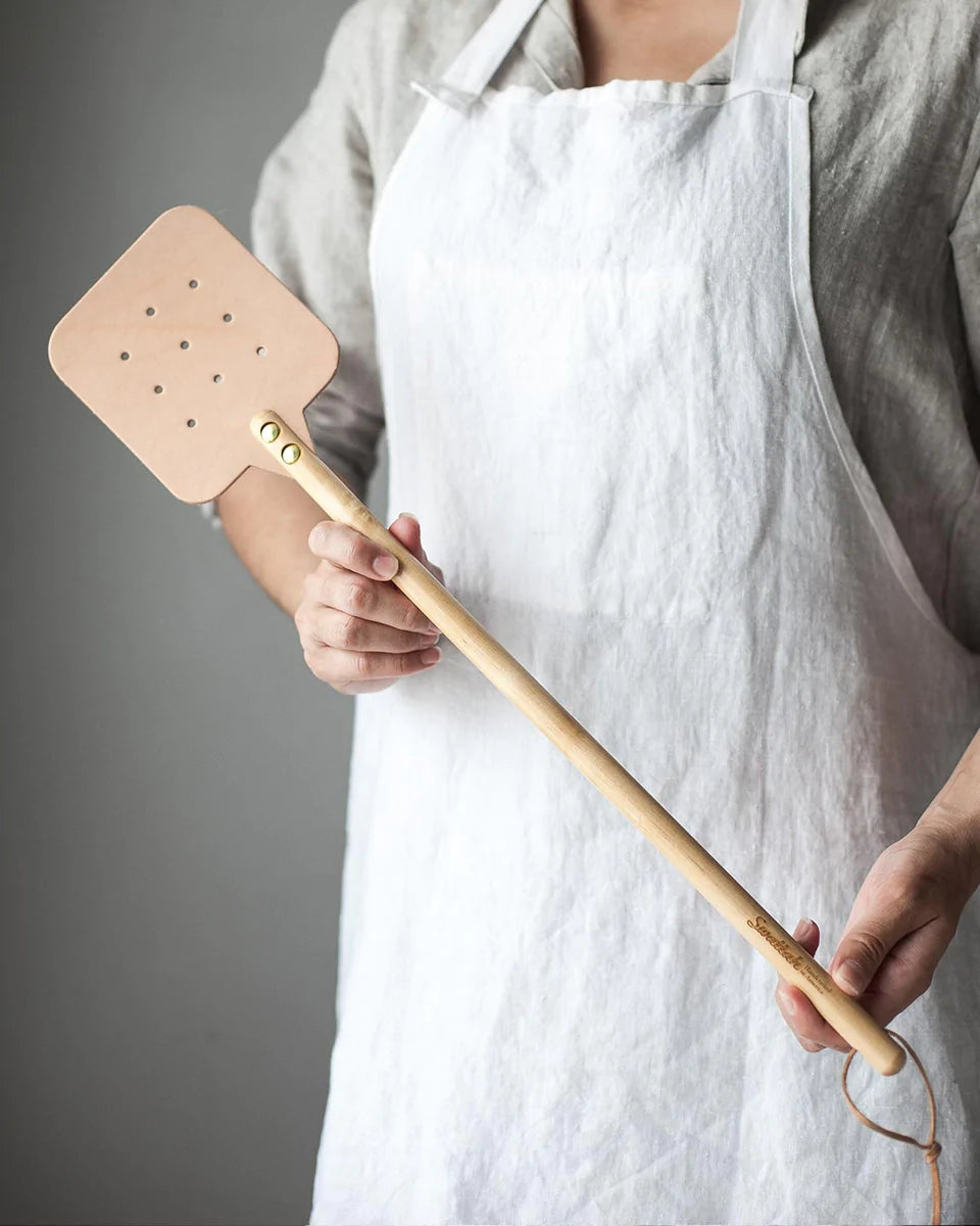 Farmhouse Pottery Leather Flyswatter