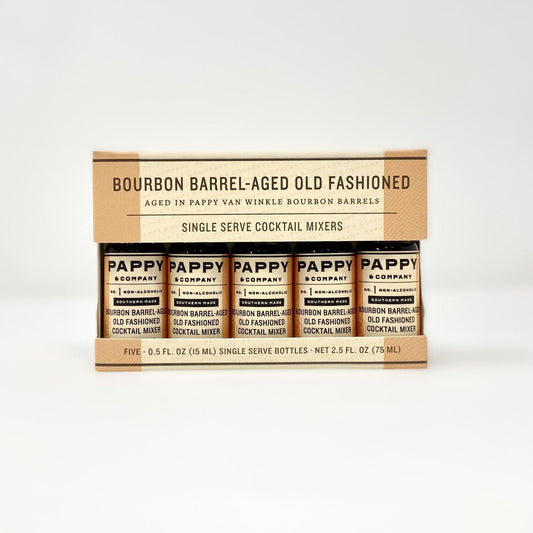 Bittermilk Pappy Van Winkle Bourbon Barrel Aged Old Fashioned Mix - Single Serve 5 Pack