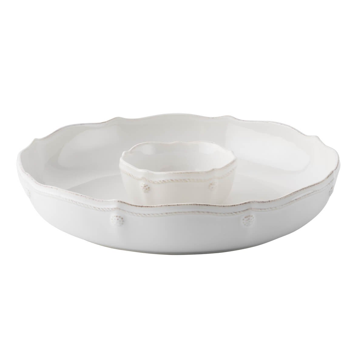 Juliska Berry & Thread Whitewash Chip ‘n Dip