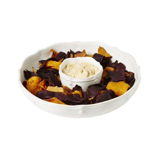 Juliska Berry & Thread Whitewash Chip ‘n Dip