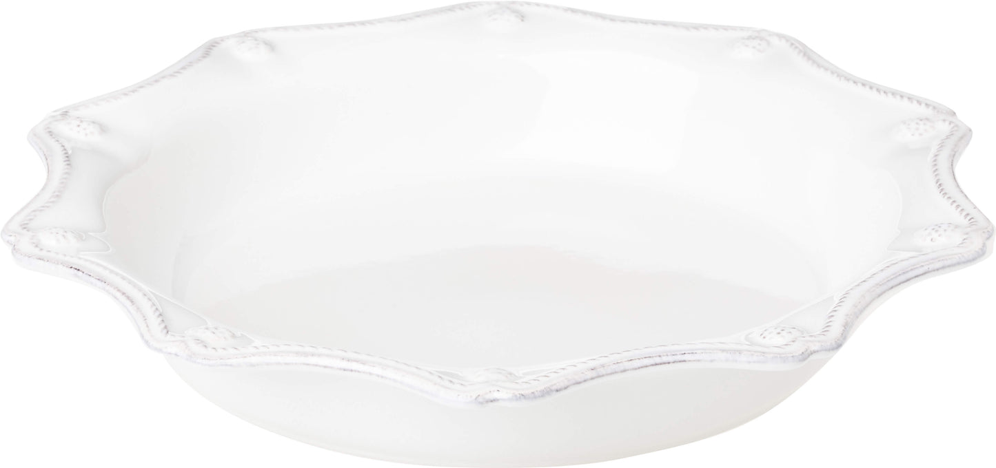 Juliska Berry & Thread Whitewash Pie/Quiche Dish