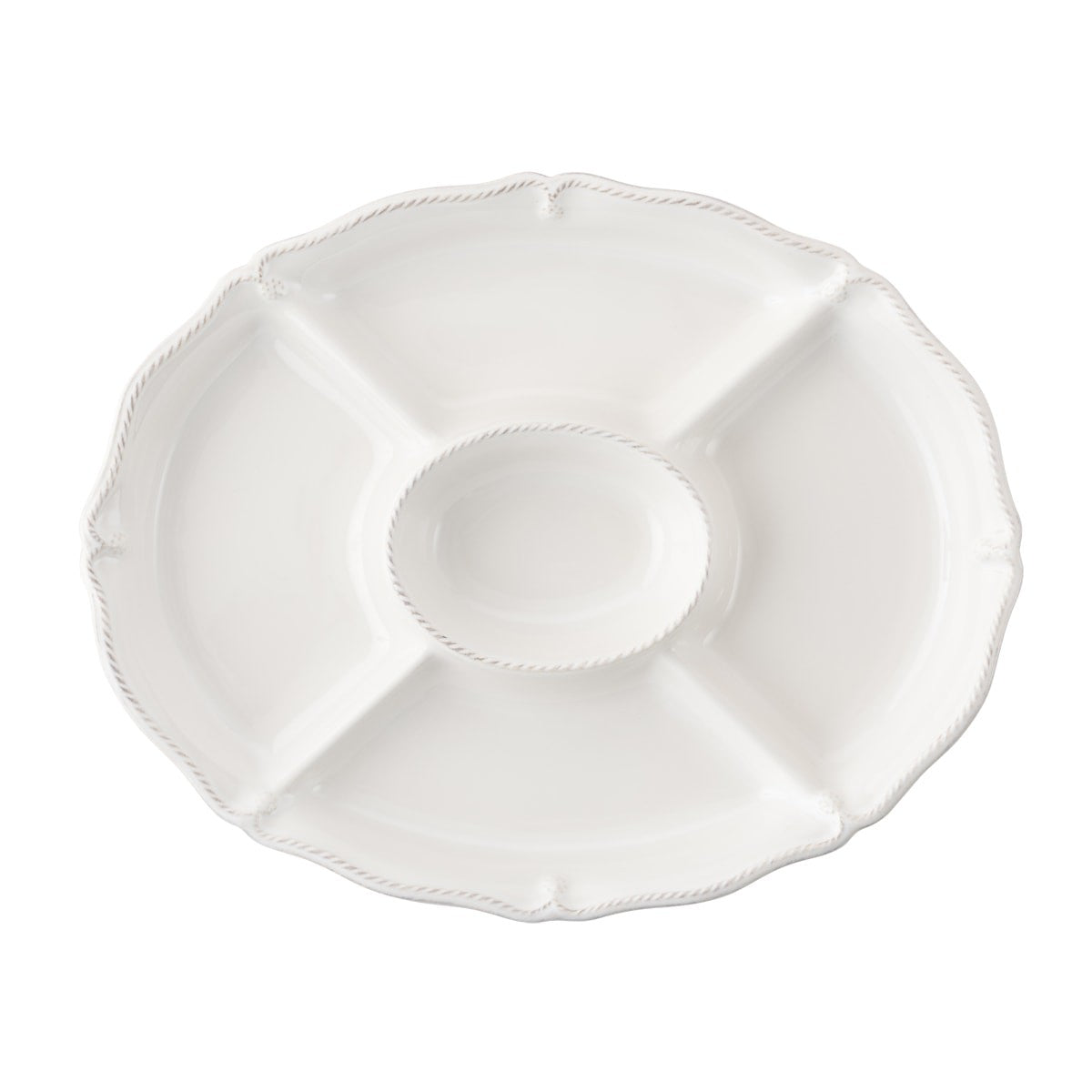 Berry & Thread Whitewash Crudite Platter - Juliska