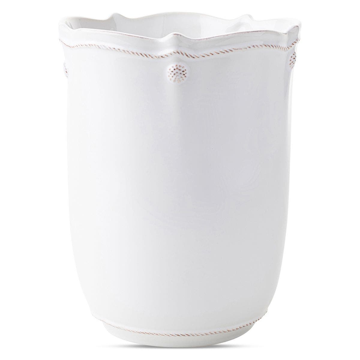 Berry & Thread Whitewash Wastebasket - Juliska
