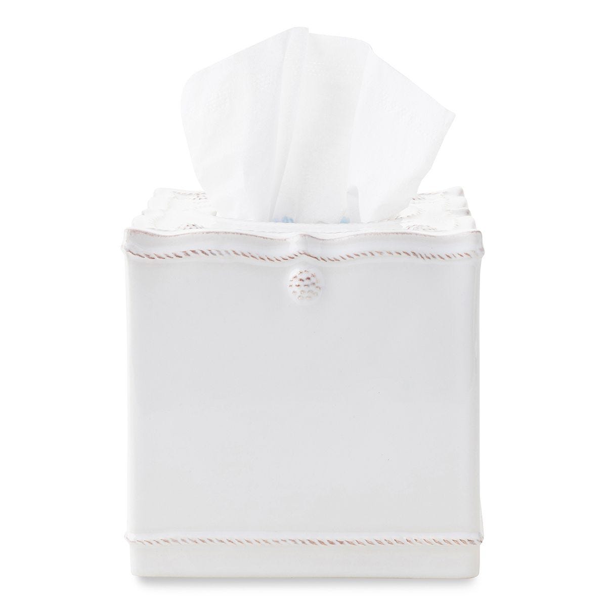 Tissue Box Cover Berry & Thread Whitewash - Juliska