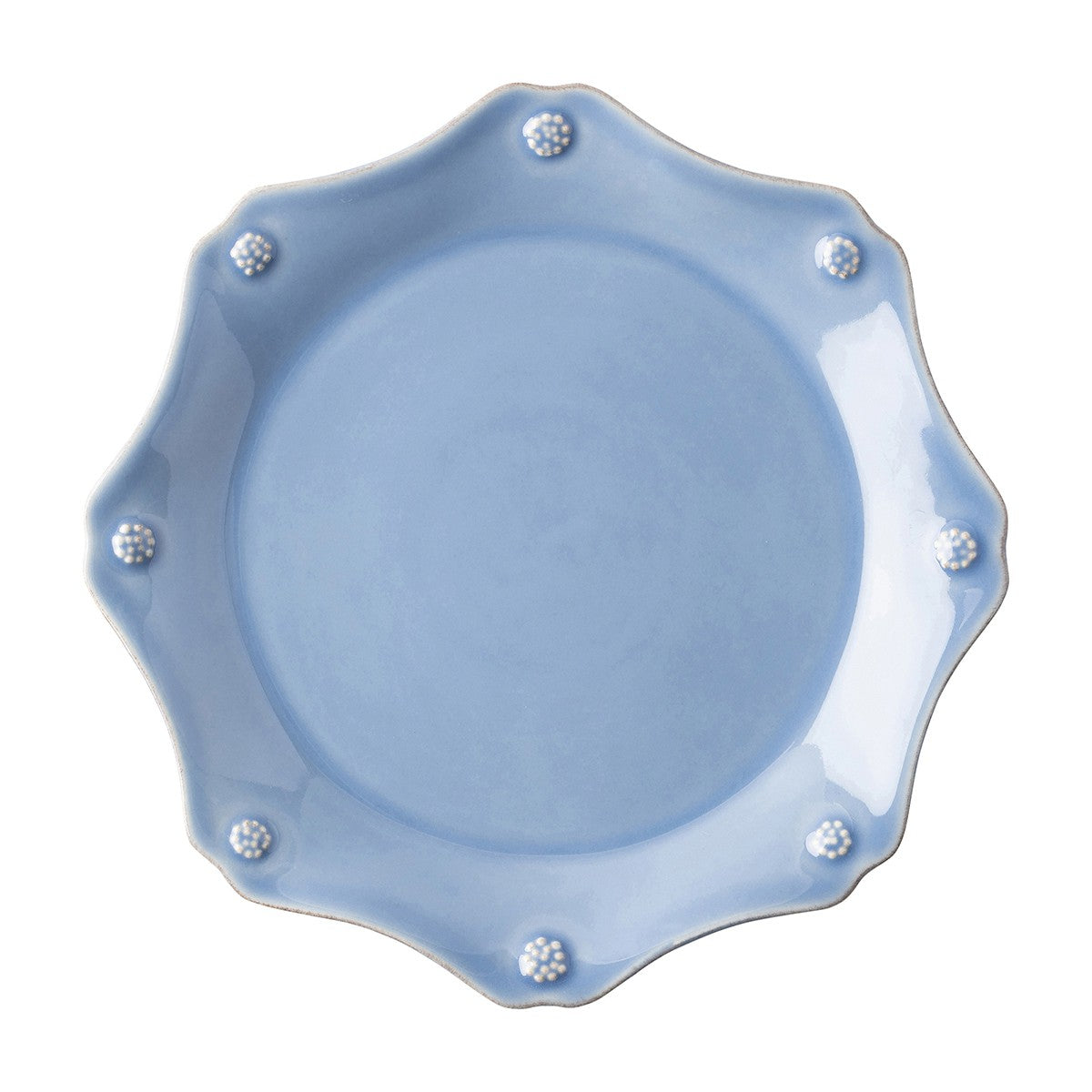 Berry & Thread Scalloped Dessert/Salad Plate in Chambray - Juliska