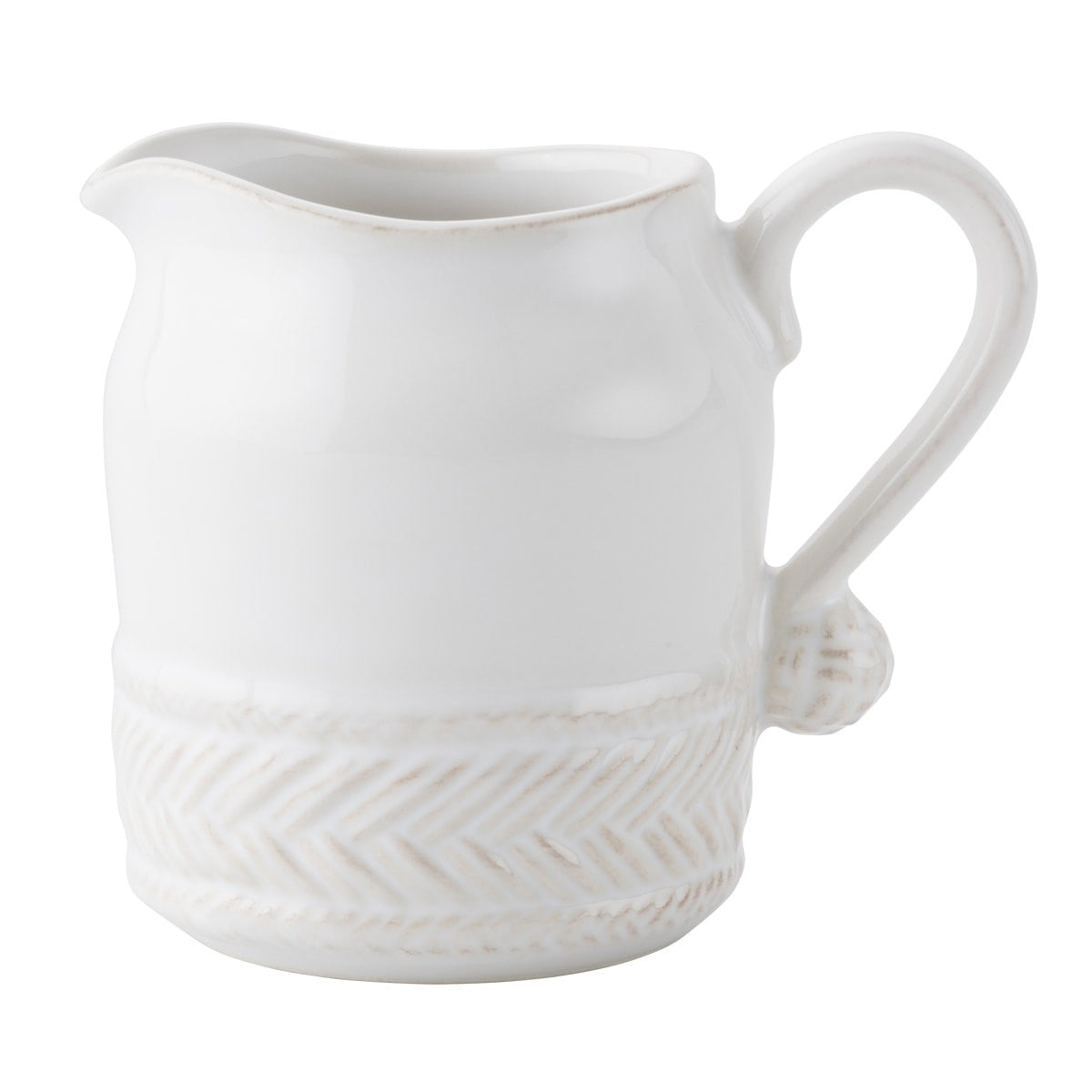 Le Panier Whitewash Creamer - Juliska