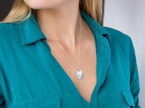 Custom Silver Fingerprint Pendant Kit