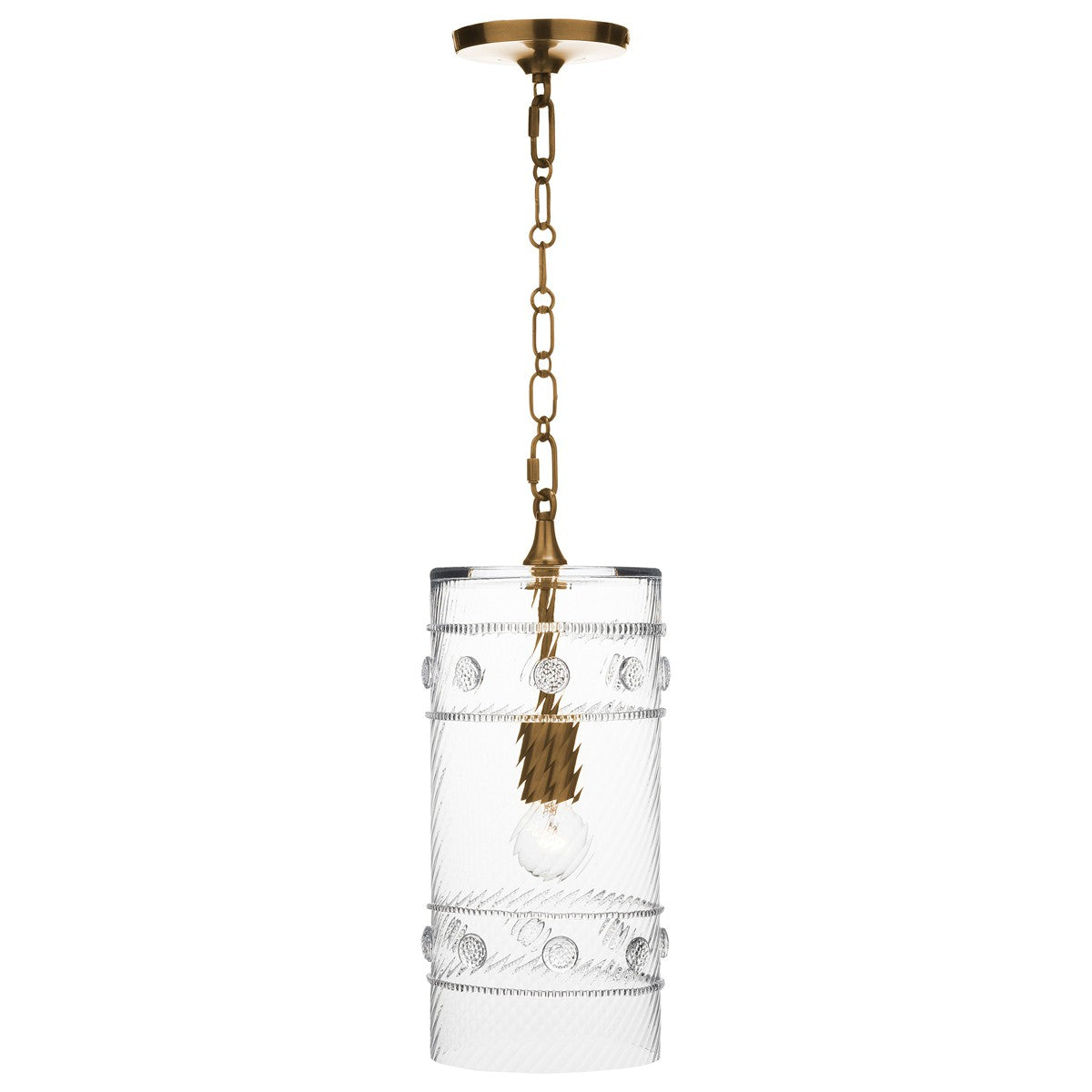 Isabella Column Pendant in Brass - Juliska