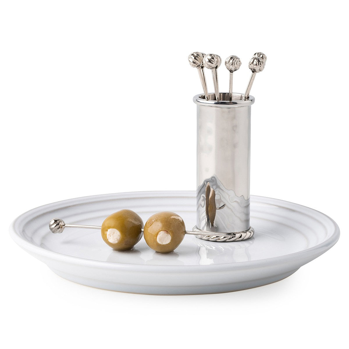 Juliska Graham Cocktail 8 Picks & Holder