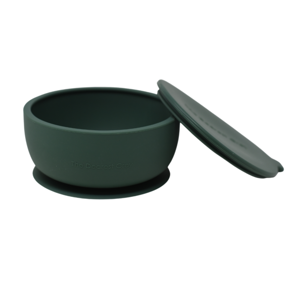 Baby Silicone Suction Bowl Pine
