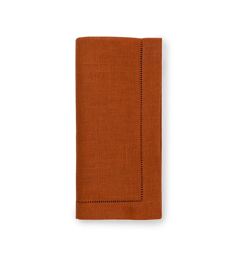 Linen Dinner Napkins 20" x 20" Paprika (Set of 4)