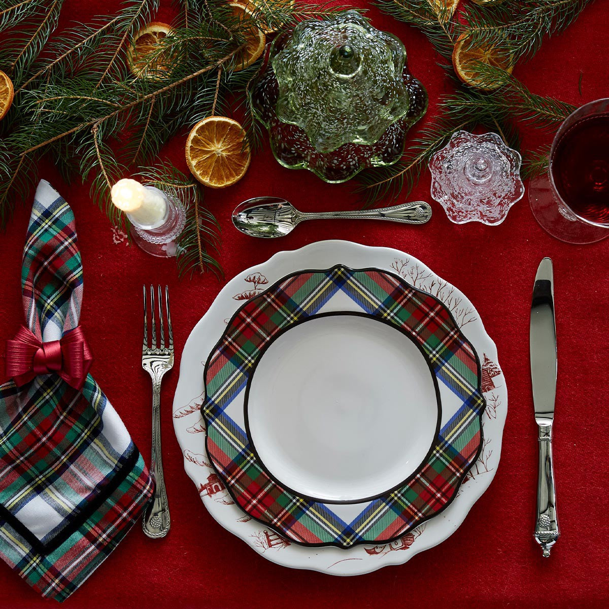 Juliska Stewart Tartan Salad