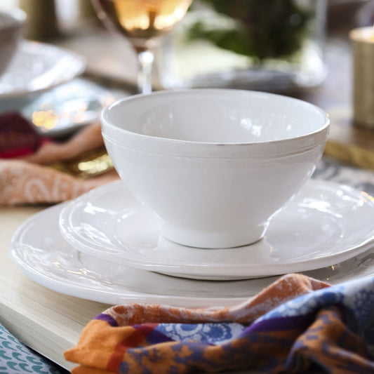 Vietri Fresh White Dinner Plate