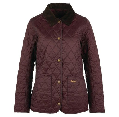 Barbour Women's Annandale Quilted Jacket in Black Cherry