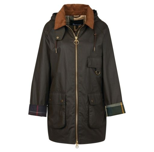 Barbour Women's Barbour Highclere Wax Jacket in Olive
