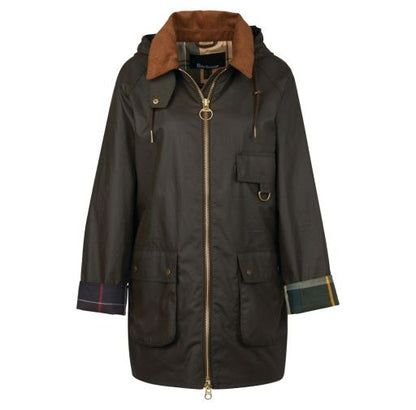 Barbour Women's Barbour Highclere Wax Jacket in Olive