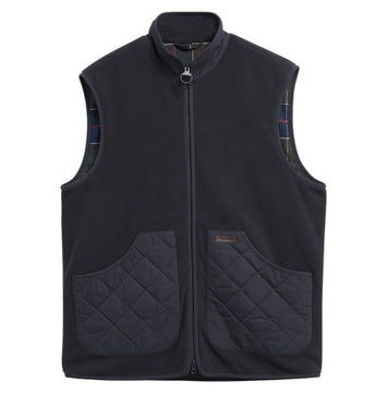 Dark Navy Lowish Fleece Gilet | Barbour