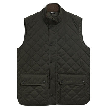 Barbour Men's Lux Lowerdale Gilet in Dark Sage