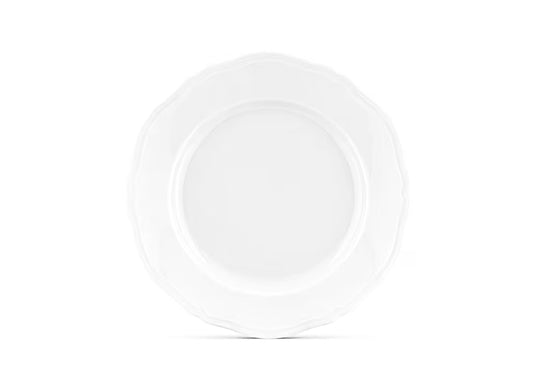 Antico Doccia White Flat Plate | Ginori 1735