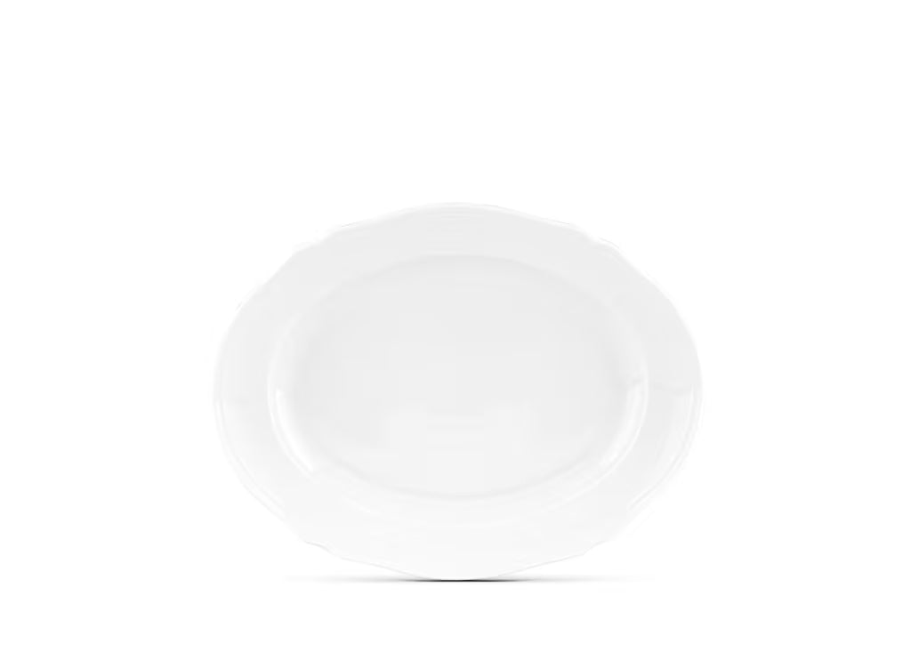 Antico Doccia White Oval Platter | Ginori 1735