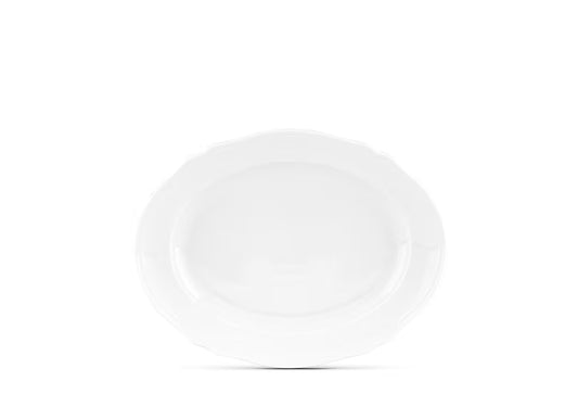 Antico Doccia White Oval Platter | Ginori 1735