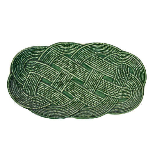 Juliska Le Panier Mystic Knot Hostess Tray in Basil