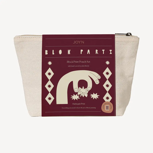 Harlequin Pouch Block Printing Kit