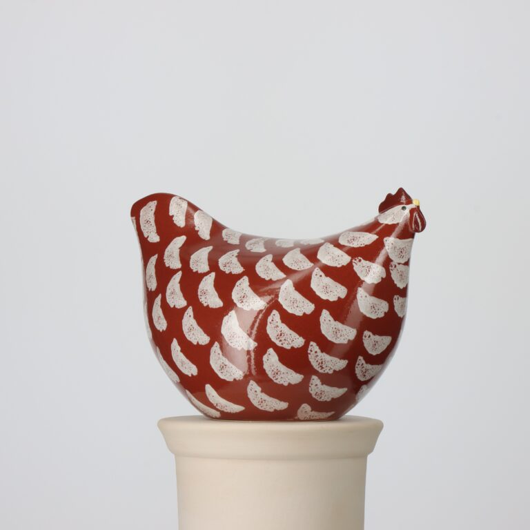 Pullet Bordeaux Spotted White