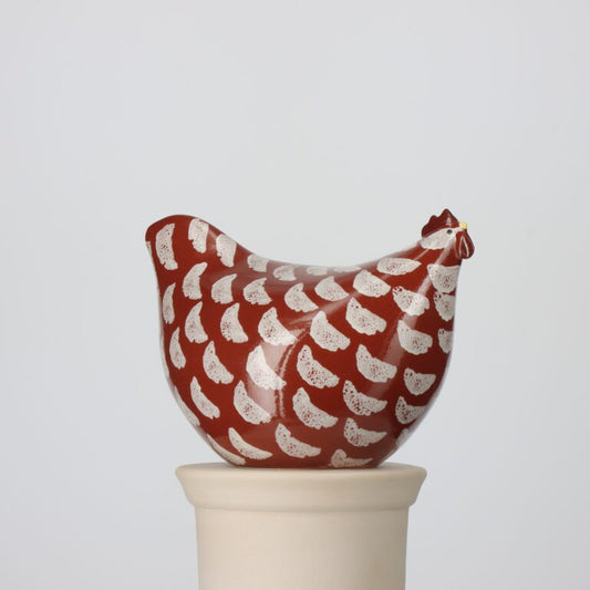 Pullet Bordeaux Spotted White