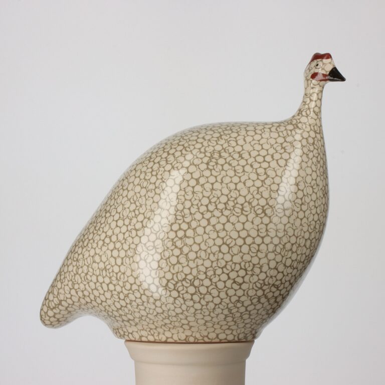 Guinea Fowl White Spotted Grey