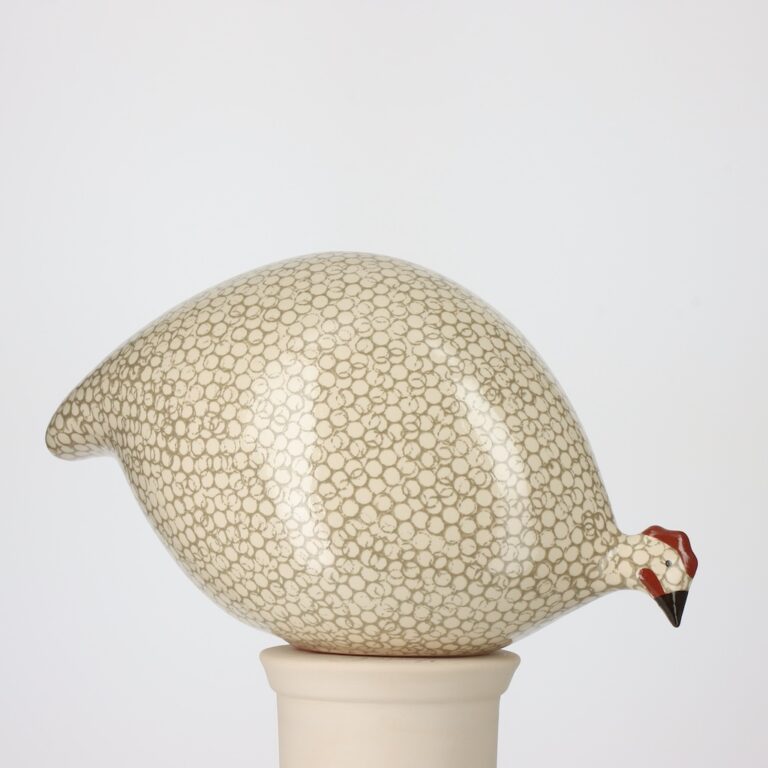 Guinea Fowl White Spotted Grey