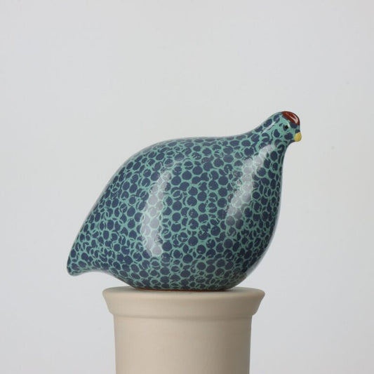 Quail Blue Spotted Turquoise
