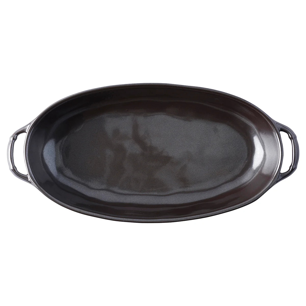 Pewter Stoneware 15.5" Shallow Baker - Juliska