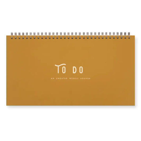 To Do Simple Undated Weekly Planner