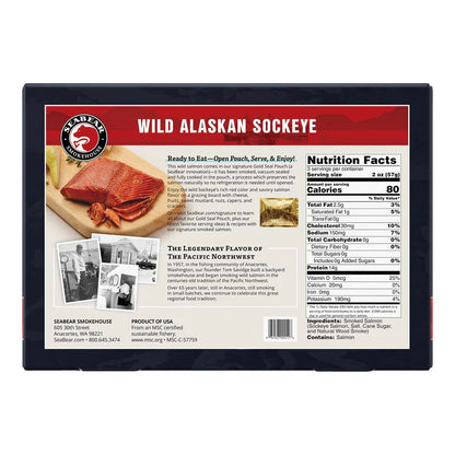 Seabear Smoked Wild Sockeye Salmon - 6 Oz.