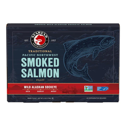 Seabear Smoked Wild Sockeye Salmon - 6 Oz.