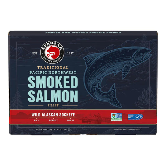 Seabear Smoked Wild Sockeye Salmon - 6 Oz.