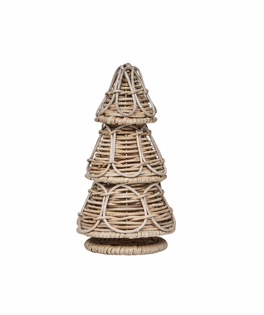 Juliska Provence Rattan Whitewash Tabletop Trees