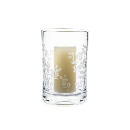 Simon Pearce Engraved Berry Hurricane, Large