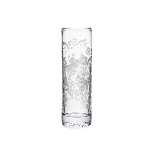 Simon Pearce Engraved Berry Vase