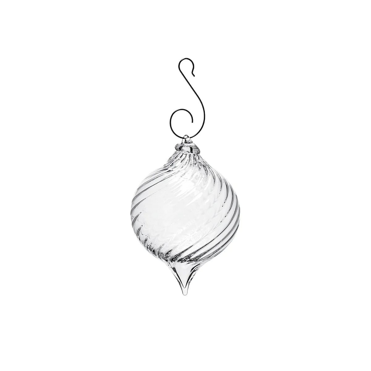 Simon Pearce Final Optic Ornament, Gift Boxed