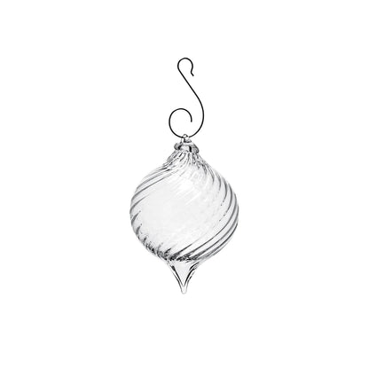 Simon Pearce Final Optic Ornament, Gift Boxed