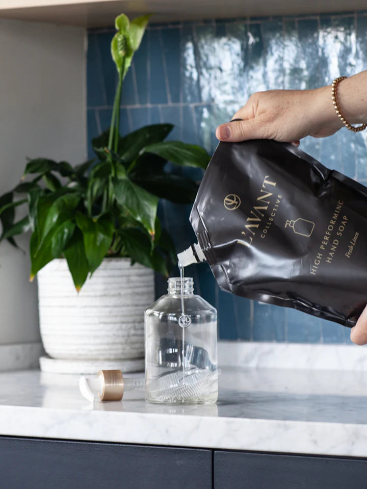 Black Petite Glass Bottle, 10 oz