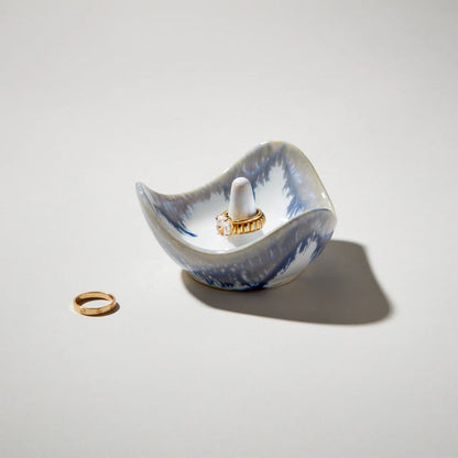 Simon Pearce Pottery Ring Holder, Pool