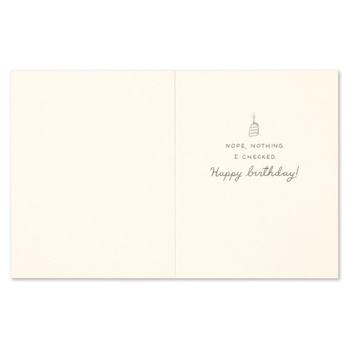 "There's Nothing Better Than Celebrating You" Birthday Card