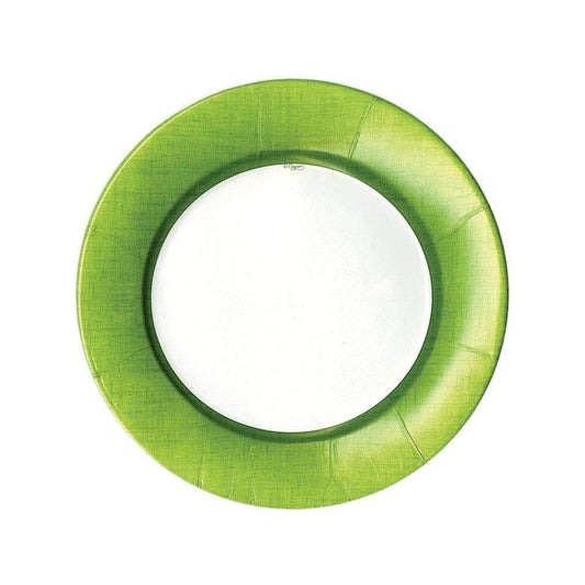 Linen Moss Round Dinner Plates