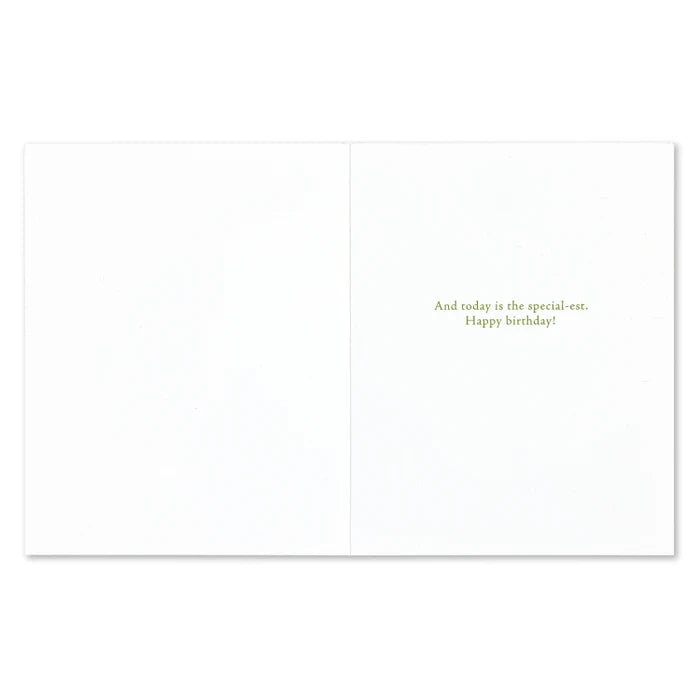 “Every day… ought to be special..." Birthday Card