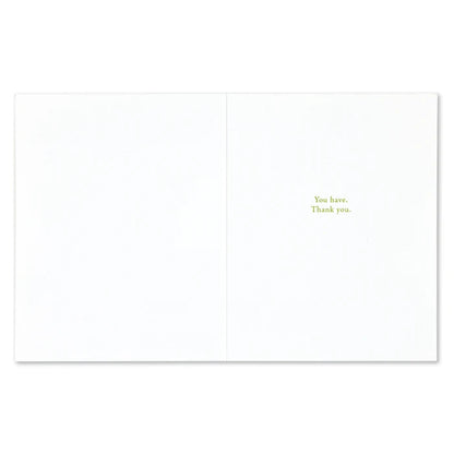 "Make the World a Better Place for Someone..." Thank You Card