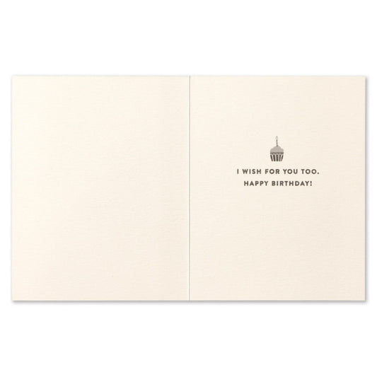 "Everything you wish for…" Birthday Card
