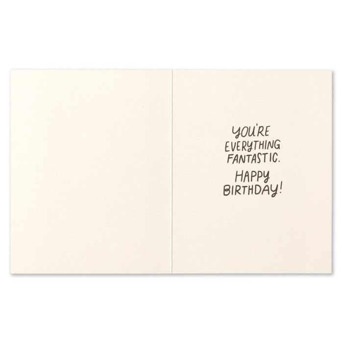 "You're the lights, the music, and the party" Birthday Card